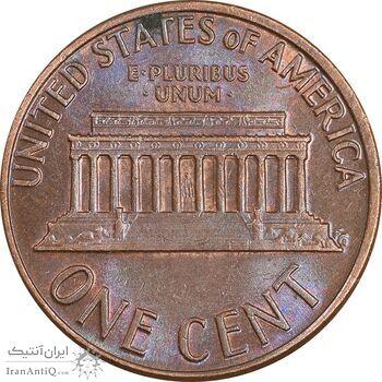 سکه 1 سنت 1974D لینکلن - AU55 - آمریکا