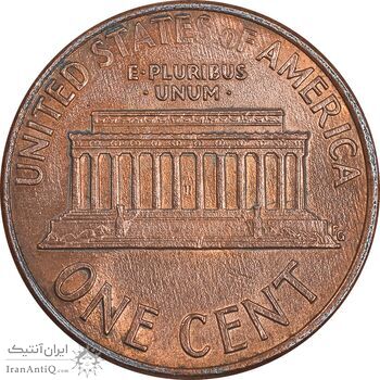 سکه 1 سنت 1991D لینکلن - MS62 - آمریکا