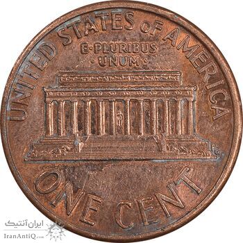 سکه 1 سنت 1992D لینکلن - EF45 - آمریکا