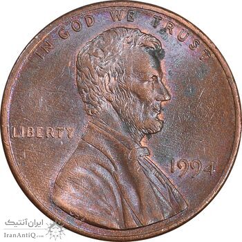 سکه 1 سنت 1994 لینکلن - AU55 - آمریکا
