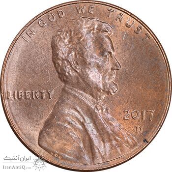 سکه 1 سنت 2017D لینکلن - MS61 - آمریکا