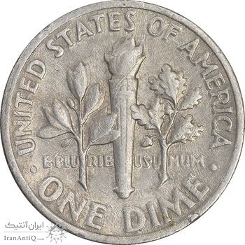 سکه 1 دایم 1967 روزولت - VF35 - آمریکا