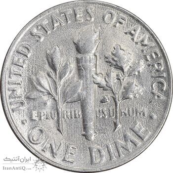 سکه 1 دایم 1967 روزولت - AU58 - آمریکا