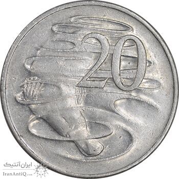سکه 20 سنت 1981 الیزابت دوم - EF45 - استرالیا