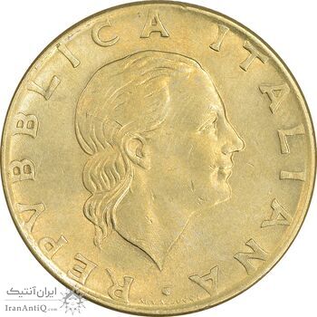 سکه 200 لیره 1978 جمهوری - چرخ دنده - MS61 - ایتالیا