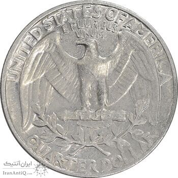 سکه کوارتر دلار 1965 واشنگتن - EF40 - آمریکا