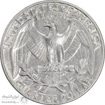 سکه کوارتر دلار 1965 واشنگتن - AU50 - آمریکا
