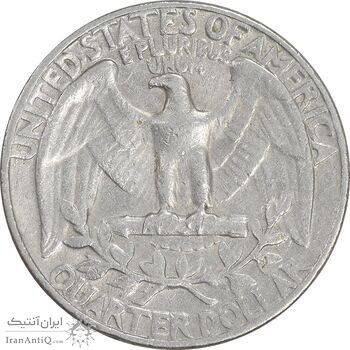 سکه کوارتر دلار 1966 واشنگتن - EF40 - آمریکا