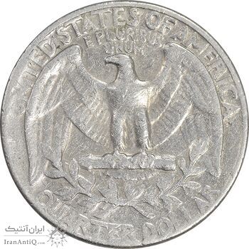 سکه کوارتر دلار 1967 واشنگتن - VF35 - آمریکا