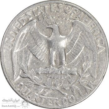 سکه کوارتر دلار 1967 واشنگتن - VF35 - آمریکا