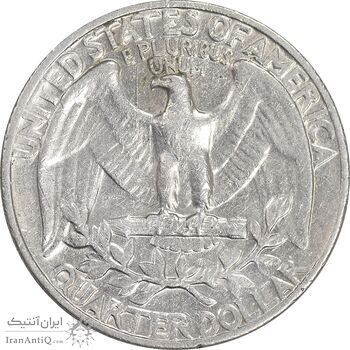 سکه کوارتر دلار 1967 واشنگتن - EF45 - آمریکا