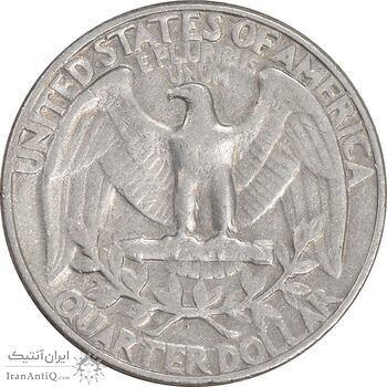 سکه کوارتر دلار 1969D واشنگتن - VF30 - آمریکا