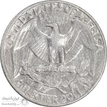 سکه کوارتر دلار 1969 واشنگتن - EF45 - آمریکا