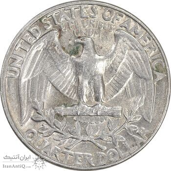 سکه کوارتر دلار 1970D واشنگتن - AU55 - آمریکا