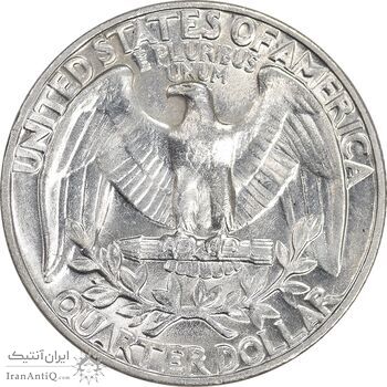 سکه کوارتر دلار 1970D واشنگتن - MS61 - آمریکا