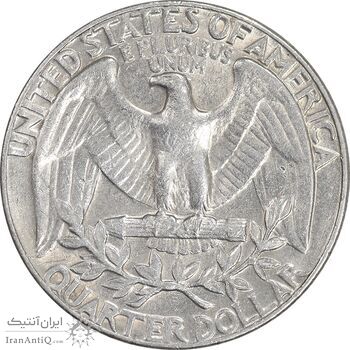 سکه کوارتر دلار 1974 واشنگتن - AU50 - آمریکا