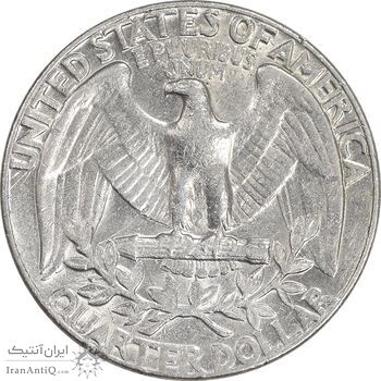 سکه کوارتر دلار 1974D واشنگتن - AU50 - آمریکا