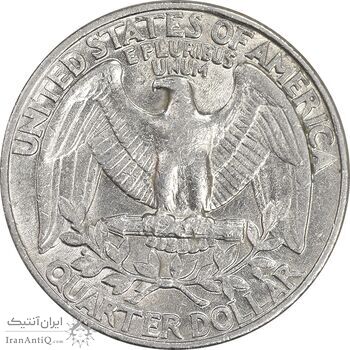 سکه کوارتر دلار 1977 واشنگتن - AU55 - آمریکا