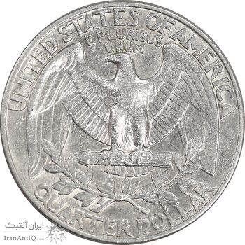 سکه کوارتر دلار 1977D واشنگتن - EF45 - آمریکا