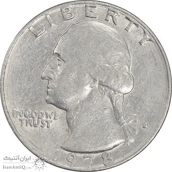 سکه کوارتر دلار 1978S واشنگتن - EF40 - آمریکا