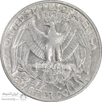سکه کوارتر دلار 1980P واشنگتن - AU50 - آمریکا