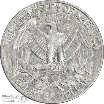 سکه کوارتر دلار 1981P واشنگتن - EF45 - آمریکا