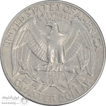 سکه کوارتر دلار 1981D واشنگتن - EF45 - آمریکا