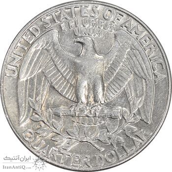 سکه کوارتر دلار 1981D واشنگتن - AU50 - آمریکا