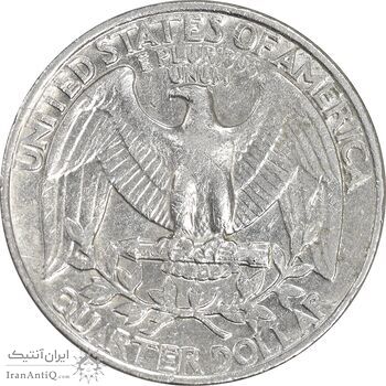 سکه کوارتر دلار 1982P واشنگتن - AU50 - آمریکا