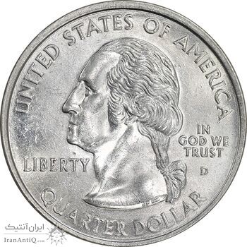 سکه کوارتر دلار 2001D ایالتی - نیویورک - MS61 - آمریکا