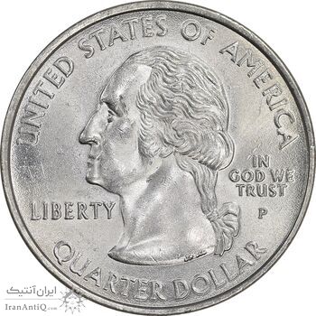 سکه کوارتر دلار 2001P ایالتی - نیویورک - MS62 - آمریکا