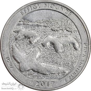 سکه کوارتر دلار 2017D - بنای یادبود افیگی موندز - AU55 - آمریکا