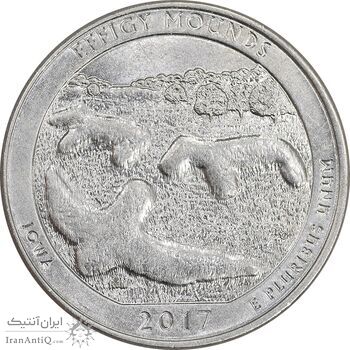 سکه کوارتر دلار 2017D - بنای یادبود افیگی موندز - AU58 - آمریکا