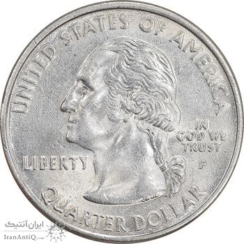 سکه کوارتر دلار 2000P ایالتی - ویرجینیا - MS61 - آمریکا
