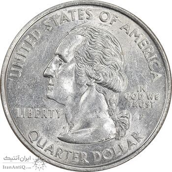 سکه کوارتر دلار 2000P ایالتی - ماساچوست - AU58 - آمریکا