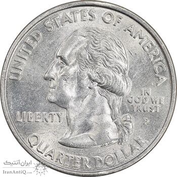 سکه کوارتر دلار 2000P ایالتی - کارولینای جنوبی - MS61 - آمریکا