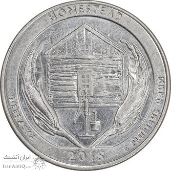 سکه کوارتر دلار 2015D - بنای یادبود ملی هومستد - MS61 - آمریکا