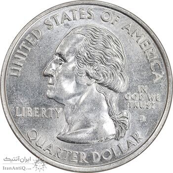 سکه کوارتر دلار 2002D ایالتی - تنسی - MS61 - آمریکا