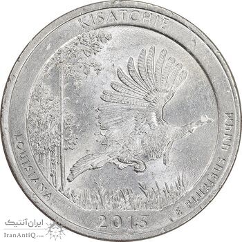 سکه کوارتر دلار 2015P جنگل ملی کیساچی - MS61 - آمریکا
