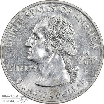 سکه کوارتر دلار 1999D ایالتی - جورجیا - MS61 - آمریکا