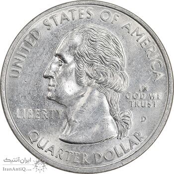 سکه کوارتر دلار 1999D ایالتی - جورجیا - MS61 - آمریکا