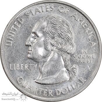 سکه کوارتر دلار 1999D ایالتی - جورجیا - AU58 - آمریکا