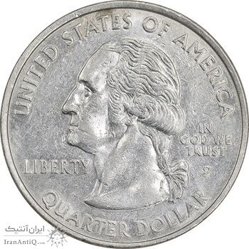 سکه کوارتر دلار 2000D ایالتی - نیوهمشایر - AU55 - آمریکا