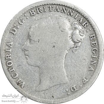 سکه 3 پنس 1885 ویکتوریا - VF20 - انگلستان