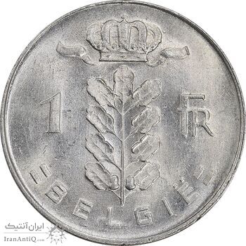 سکه 1 فرانک 1971 بودئون یکم - نوشته هلندی - MS61 - بلژیک