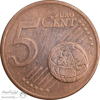سکه 5 یورو سنت 2009 جمهوری پنجم - EF45 - فرانسه