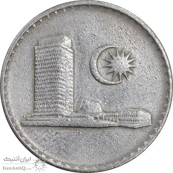 سکه 10 سن 1976 پادشاهی انتخابی - EF45 - مالزی