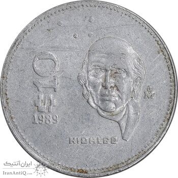 سکه 10 پزو 1989 ایالات متحده - AU50 - مکزیک
