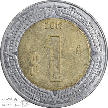 سکه 1 پزو 2017 ایالات متحده - AU58 - مکزیک