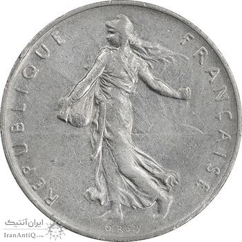 سکه 1 فرانک 1968 جمهوری پنجم - EF45 - فرانسه